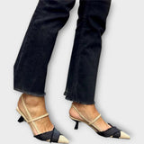 Veronika Zapatos Slingback Elegantes con Detalle Moderno