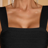 Vestido de sirena con lentejuelas y vendaje