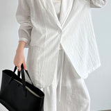 Blazer ligero con efecto lino