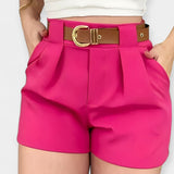 Falda de tiro alto pantalones cortos