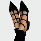 Karolína Zapatos Elegantes de Punta con Tiras