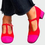Eva Altamente Elegante Cómodas Zapatillas MaryJane TBar