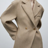 Blazer con solapas y corte relajado