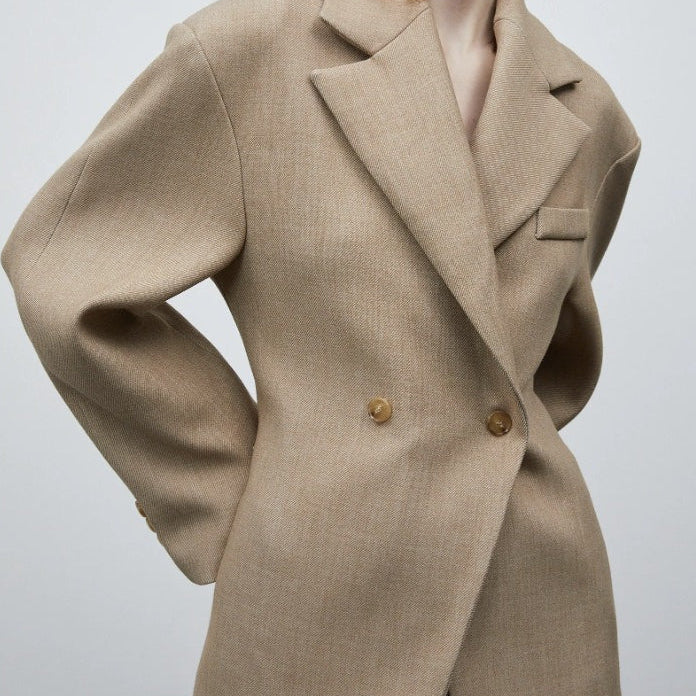 Blazer con solapas y corte relajado