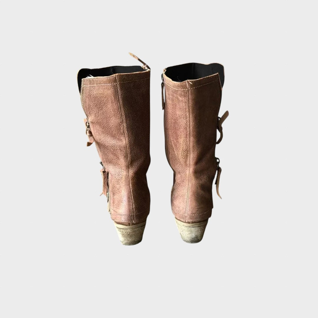 Alma – Botas vintage hasta la mitad de la pantorrilla