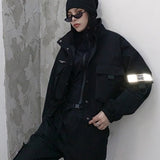 Chaqueta utilitaria corta de estilo urbano