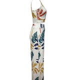 Kyley - Vestido elegante con estampado botánico