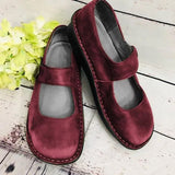 Zapatos Mary Jane para mujer: punta redonda clásica, correa con hebilla y suela cómoda.