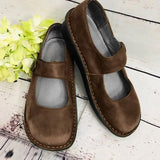 Zapatos Mary Jane para mujer: punta redonda clásica, correa con hebilla y suela cómoda.