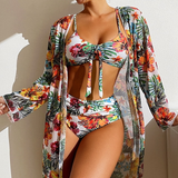 Mara - Conjunto de bikini de 3 piezas de alta calidad