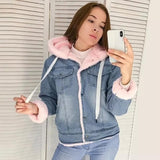 Hermina - Chaqueta con capucha elegante y de alta calidad