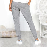 Britney - Pantalones elegantes a rayas