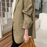 Blazer holgado y relajado