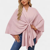Daniela – Poncho elegante con nudo