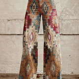 Pantalones anchos vintage para mujer: cómodos y transpirables.