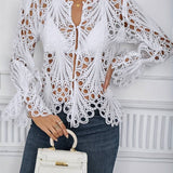Nina - La blusa transparente moderna
