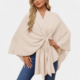 Daniela – Poncho elegante con nudo