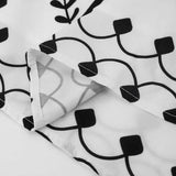Conjunto para mujer: top corto bordado de manga corta y falda cruzada de cintura alta