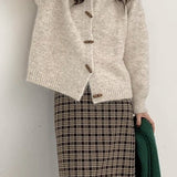 Chaleco casual con botones de palanca