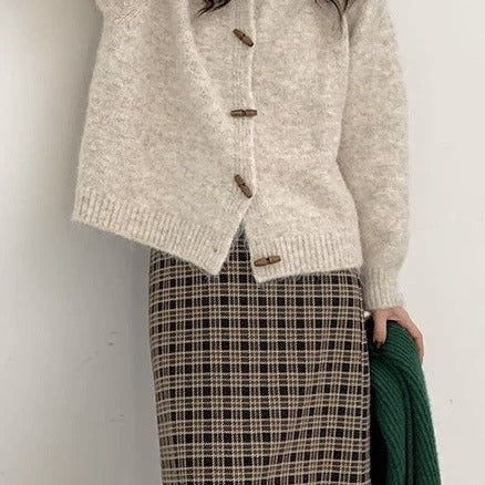 Chaleco casual con botones de palanca