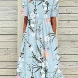 Renta - Vestido holgado con estampado floral
