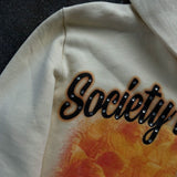 Sudadera con capucha y estampado vintage