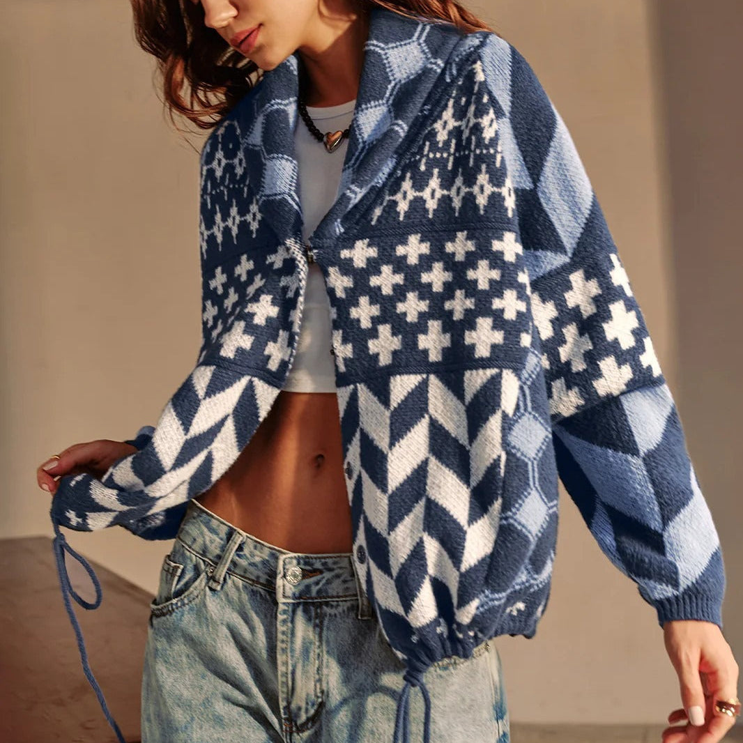 Cárdigan oversize de lana suave