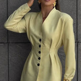 Elegante blazer de manga larga