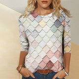 Julia - Blusa con estampados y colores inusuales