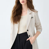 Elegante blazer de manga larga