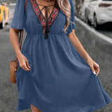 Linda - Vestido de mangas anchas