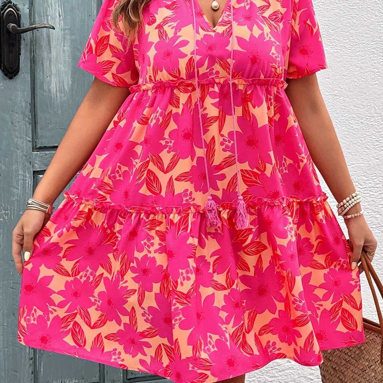 Sari - Vestido de talla grande