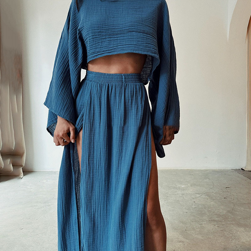 Conjunto de lino Mia: elegante y transpirable