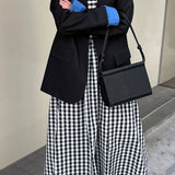 Blazer con bloques de color elegante e informal