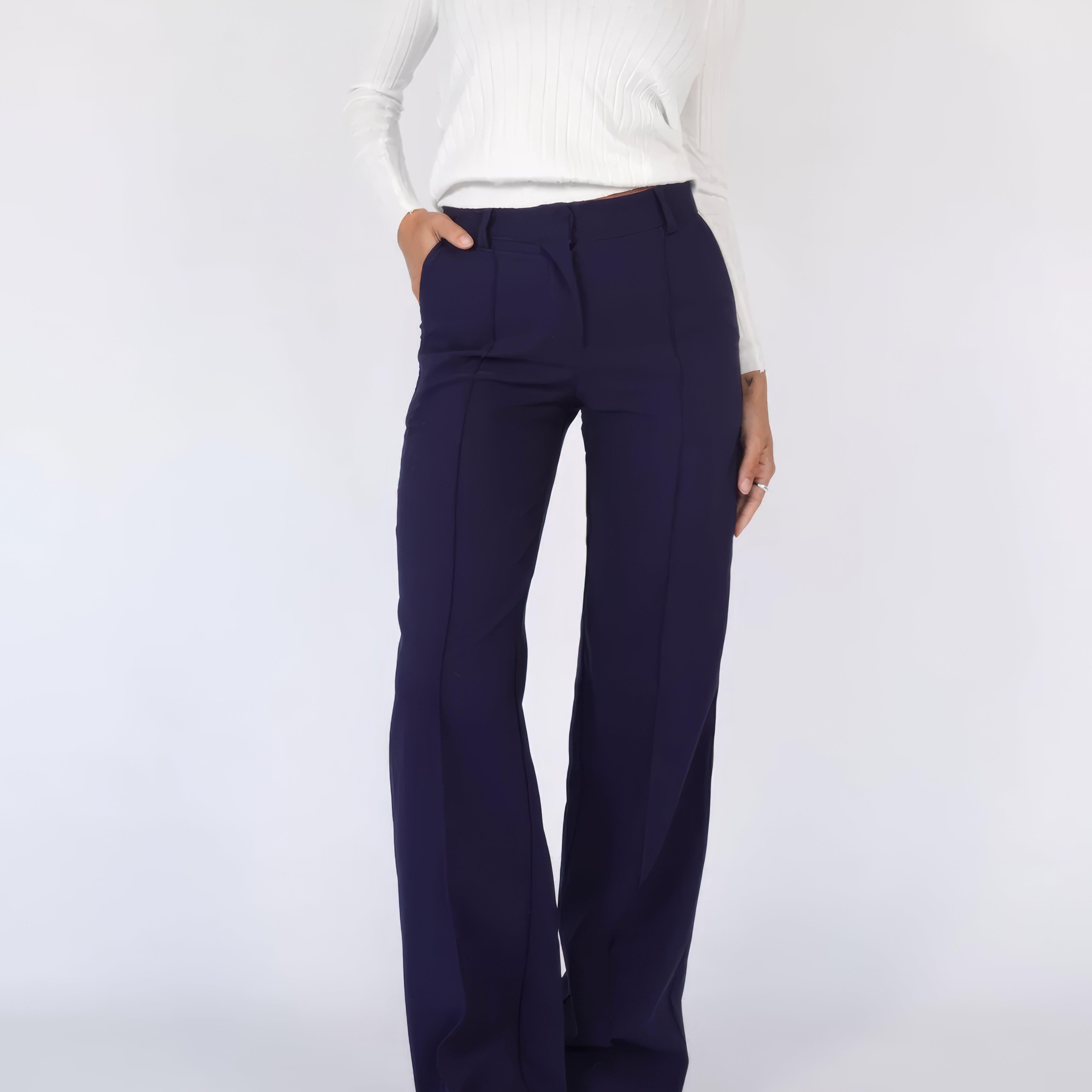 Pantalones de cintura alta para mujer - Cómodos y transpirables