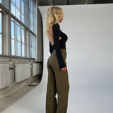 Carina – Pantalón de cintura alta elegante y cómodo