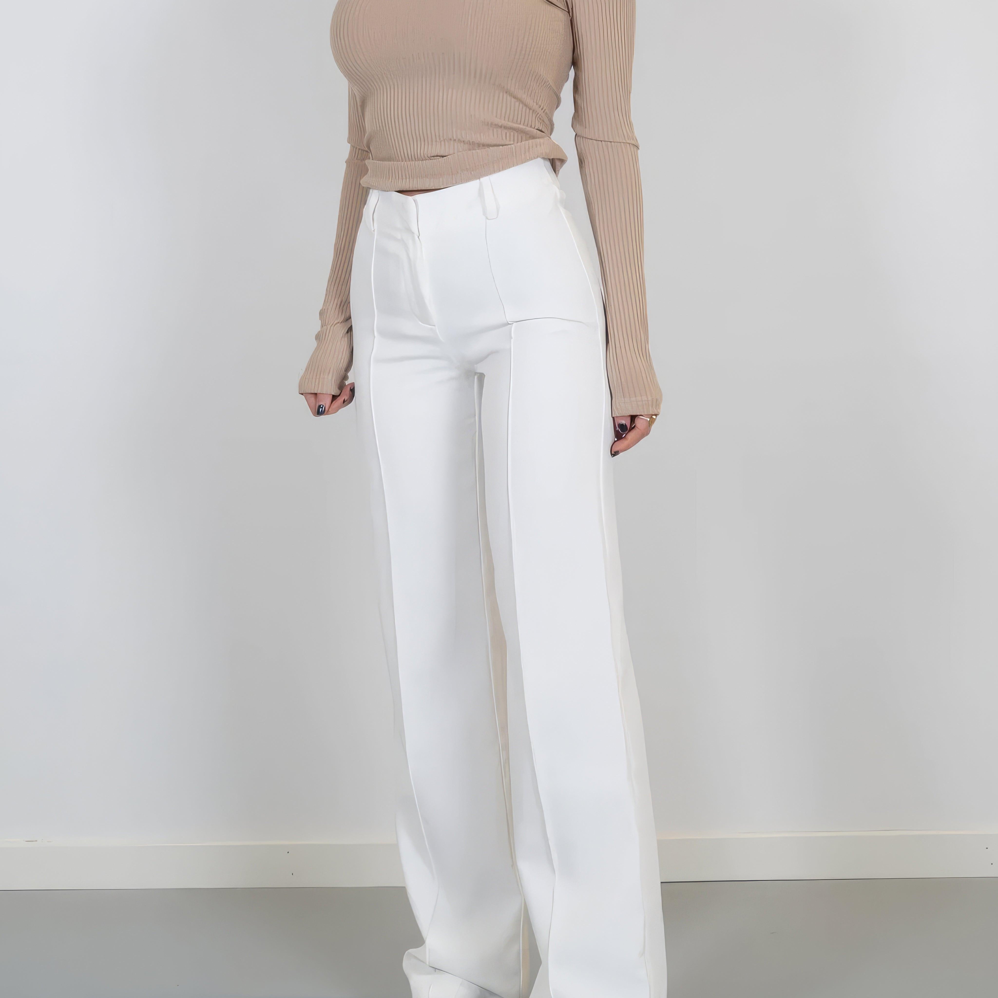 Pantalones de cintura alta para mujer - Cómodos y transpirables