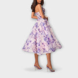 Vestido Midi Elegante de Chifón