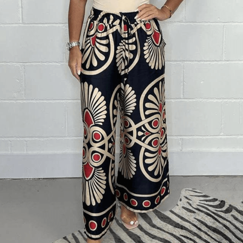 Pantalones anchos estampados para mujer: cómodos y elegantes