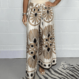 Pantalones anchos estampados para mujer: cómodos y elegantes