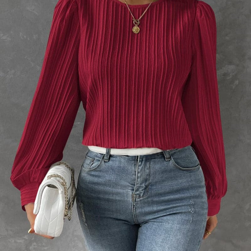 Amelia - Blusa con mangas abullonadas - Para todos los días