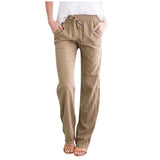 Pantalones Amélie con cintura elástica | Pantalones anchos para mujer