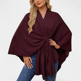 Daniela – Poncho elegante con nudo