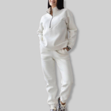 Conjunto de dos piezas de polar Lilou | Sudadera con capucha y corte holgado