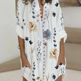 Selina - Vestido casual con estampado floral