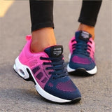 Zapatillas deportivas para mujer - Malla transpirable - Comodidad acolchada - Suela antideslizante