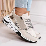 Zapatillas Ava cómodas de suela gruesa | Zapatillas con detalles reflectantes para mujer