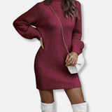 Vestido Marguerite de cuello alto | Vestido elegante