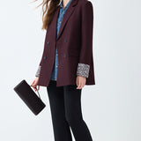 Blazer holgado con mangas largas