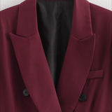 Blazer estructurado de gran tamaño con solapas anchas